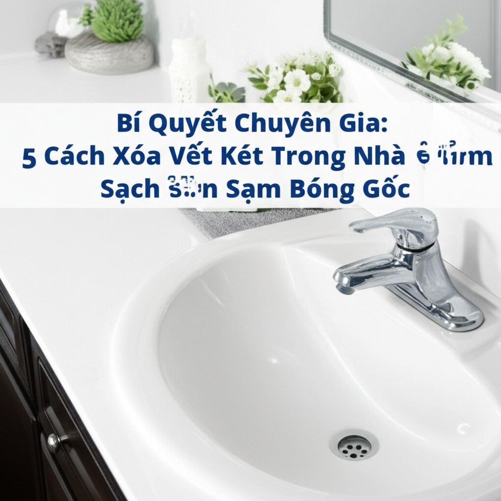 Hình minh họa cho bài viết: Bí Quyết Chuyên Gia: 5 Cách Xóa Vết Két Trong Nhà Vệ Sinh Sạch Bóng Tận Gốc