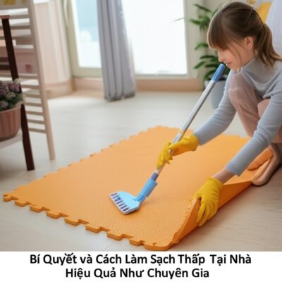 Bí Quyết và Cách Làm Sạch Thảm Xốp Tại Nhà Hiệu Quả Như Chuyên Gia