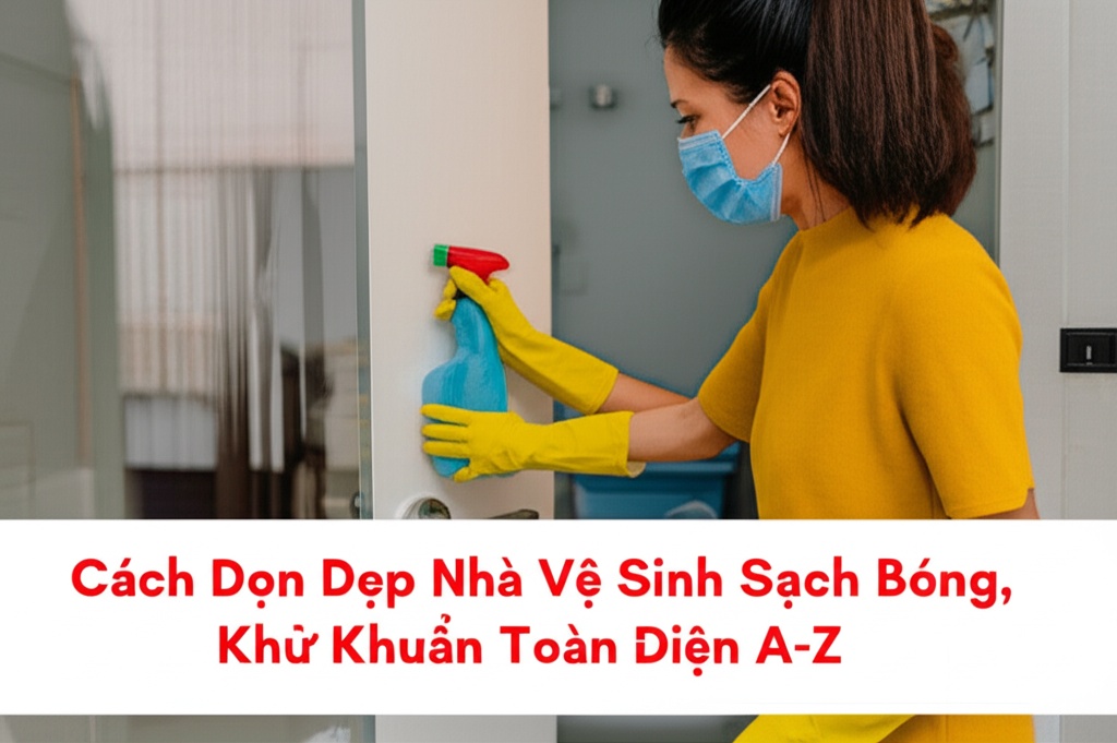 Hình minh họa cho bài viết: Cách Dọn Dẹp Nhà Vệ Sinh Sạch Bóng, Khử Khuẩn Toàn Diện A-Z