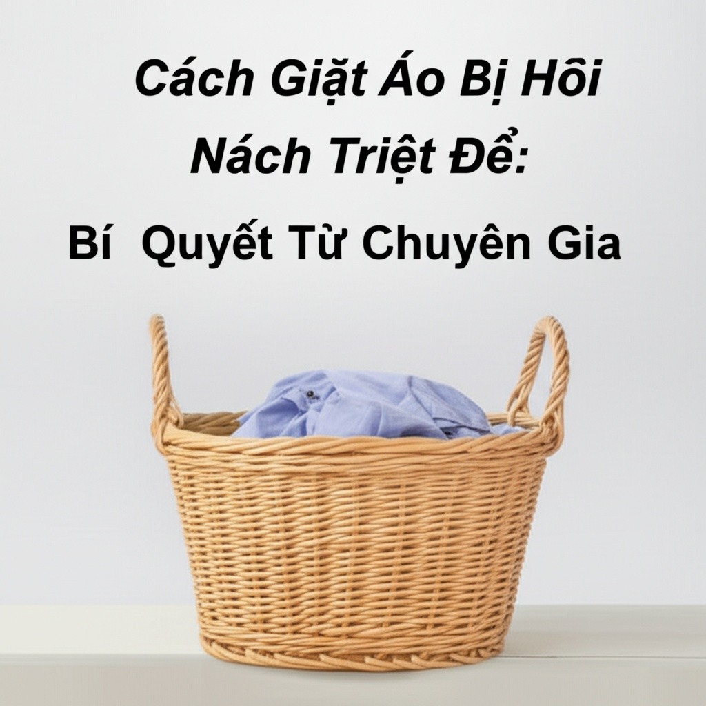 Hình minh họa cho bài viết: Cách Giặt Áo Bị Hôi Nách Triệt Để: Bí Quyết Từ Chuyên Gia