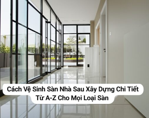 Cách Vệ Sinh Sàn Nhà Sau Xây Dựng Chi Tiết Từ A-Z Cho Mọi Loại Sàn