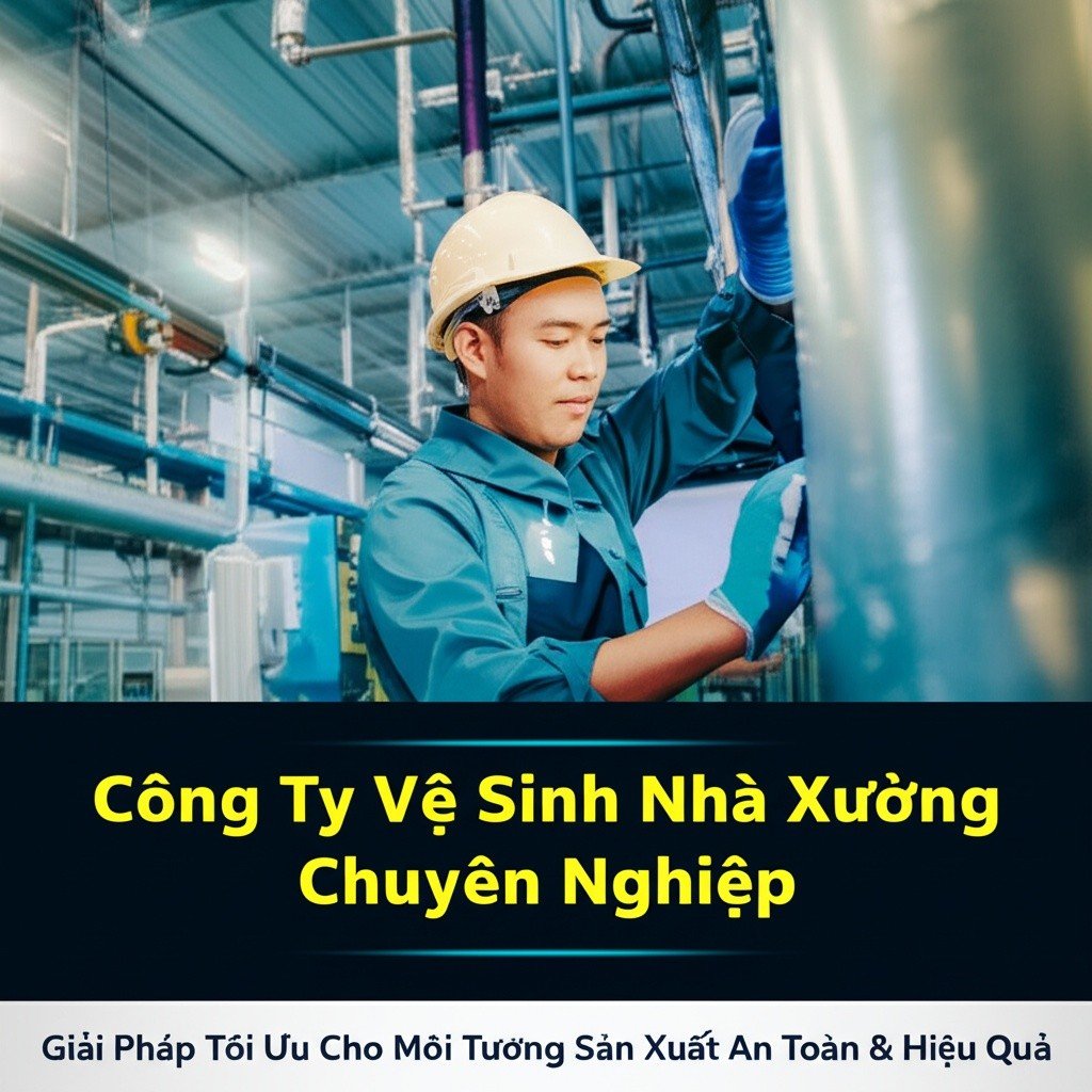 Hình minh họa cho bài viết: Công Ty Vệ Sinh Nhà Xưởng Chuyên Nghiệp: Giải Pháp Tối Ưu Cho Môi Trường Sản Xuất An Toàn & Hiệu Quả