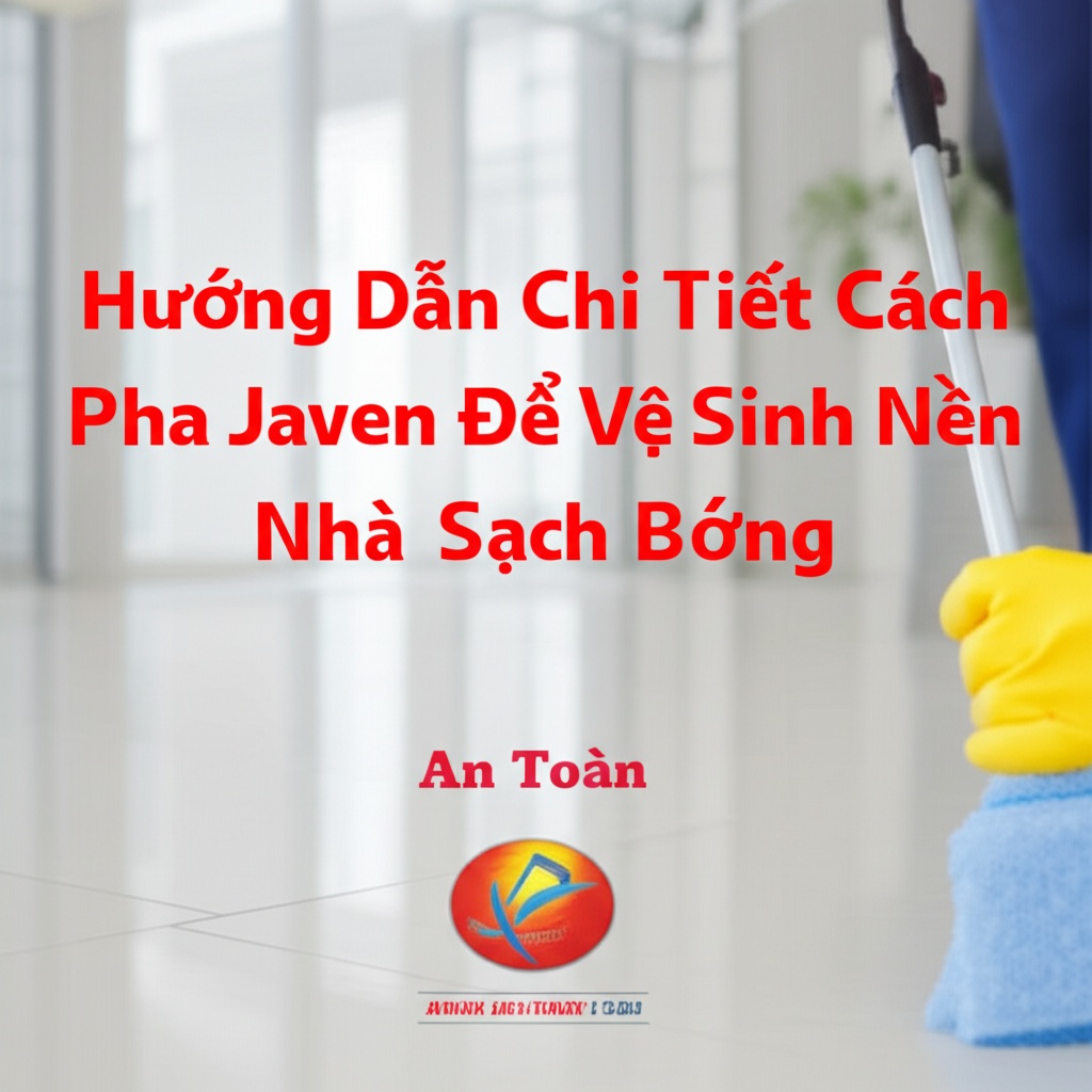 Hình minh họa cho bài viết: Hướng Dẫn Chi Tiết Cách Pha Javen Để Vệ Sinh Nền Nhà Sạch Bóng, An Toàn