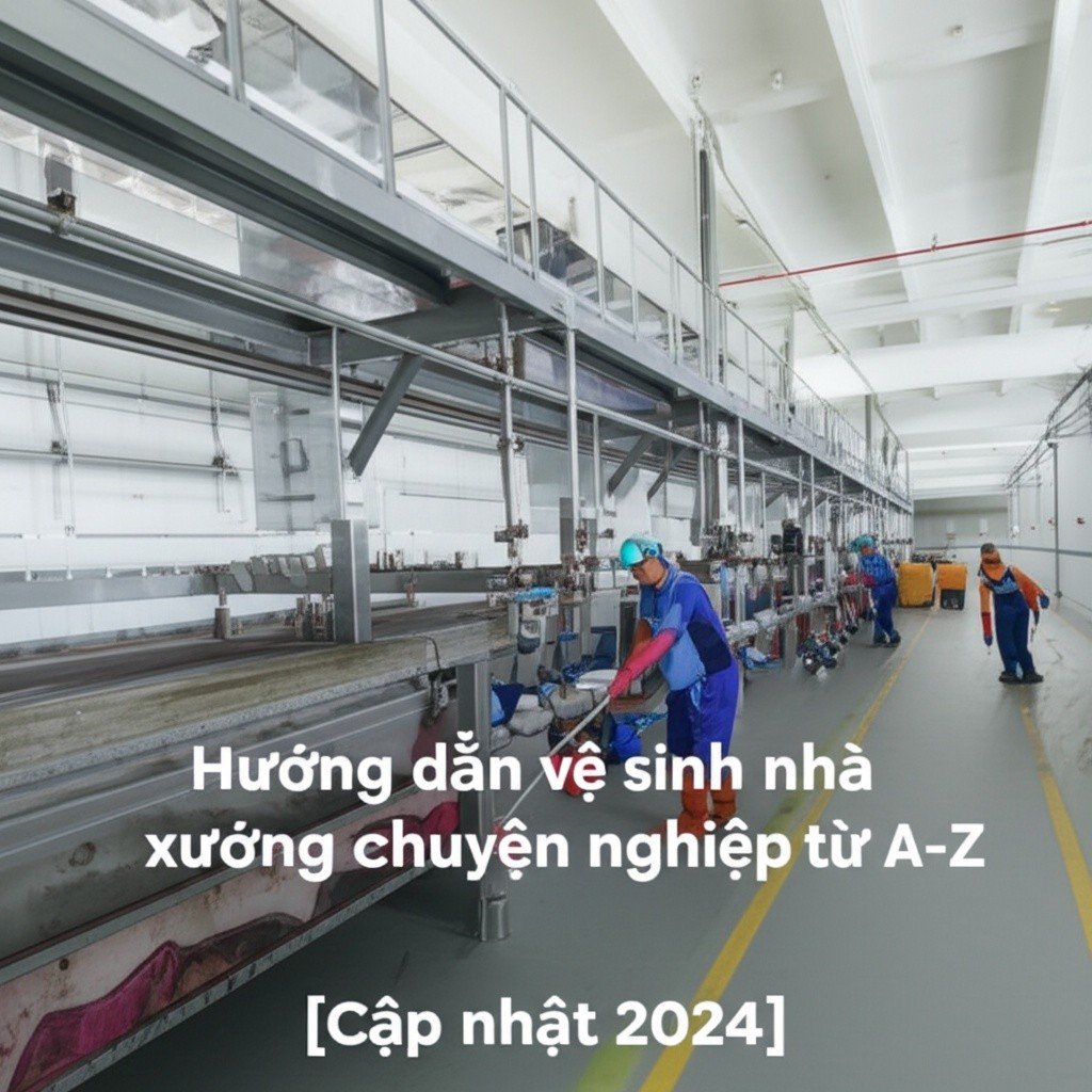 Hình minh họa cho bài viết: Hướng dẫn vệ sinh nhà xưởng chuyên nghiệp từ A-Z [Cập nhật 2024]
